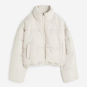 HM Light Beige Puffer Jacket